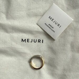 Mejuri Mixed Tube Ring- size 8